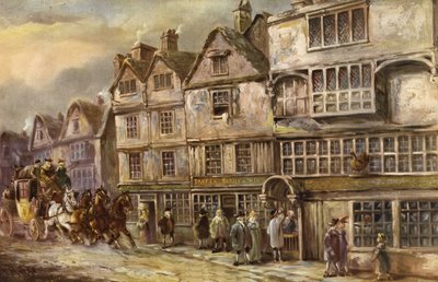 The Cock Tavern, Bishopsgate Street, London by J.C. Maggs